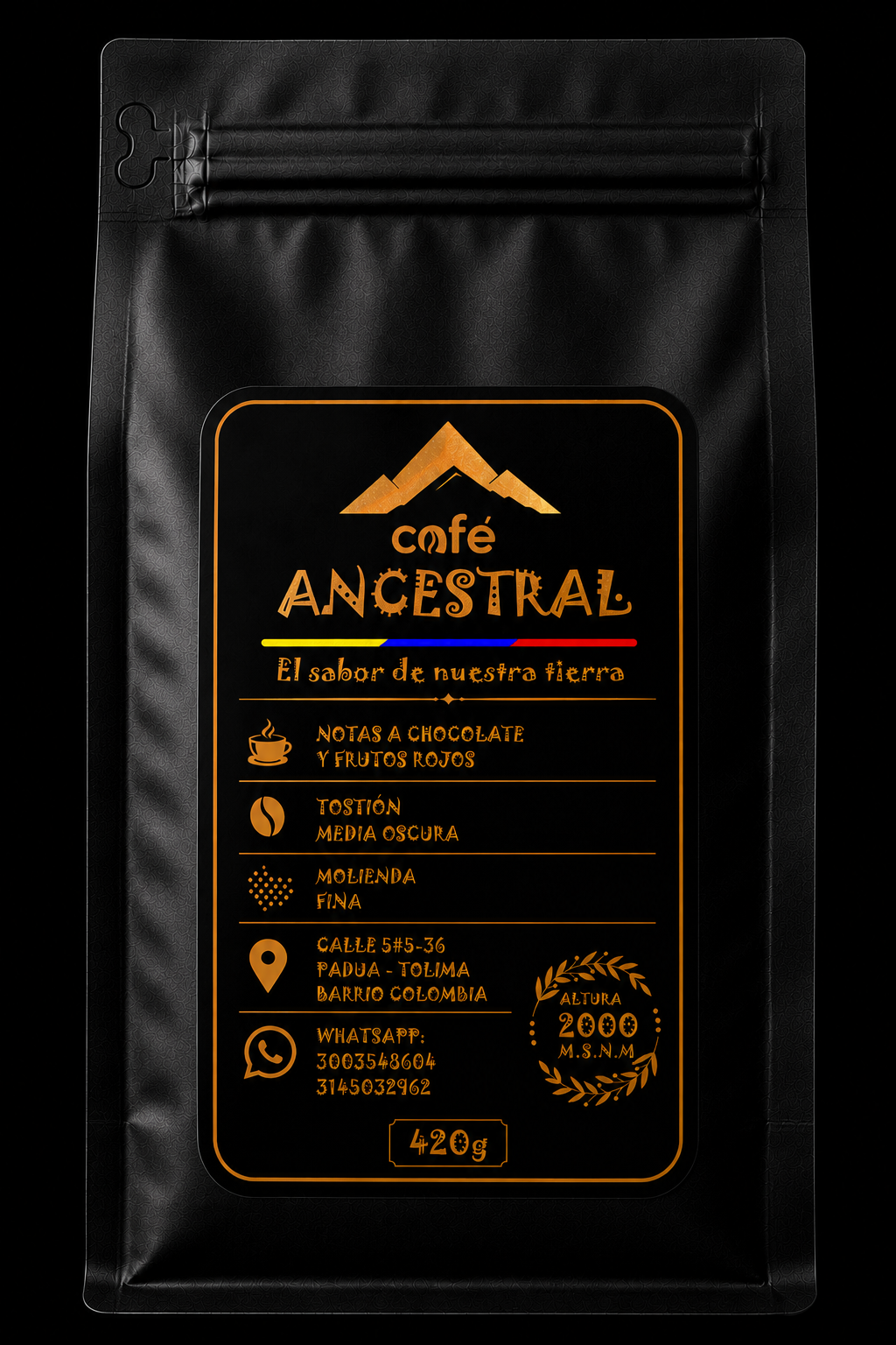 Café Ancestral Origen — Granos selectos de alta montaña